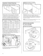 Preview for 14 page of Jenn-Air JDB3200AWB4 Installation Instructions Manual