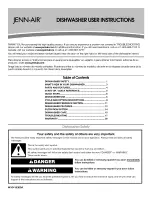 Jenn-Air JDB8000AWB0 User Instructions preview