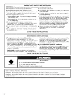 Preview for 2 page of Jenn-Air JDB8000AWB3 User Instructions