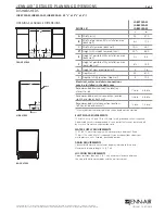 Предварительный просмотр 3 страницы Jenn-Air JDB8000AWS Product Dimensions