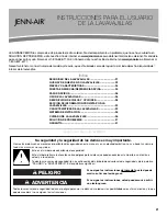 Preview for 21 page of Jenn-Air JDB8500AWX User Instructions