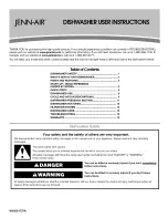 Preview for 1 page of Jenn-Air JDB8500AWY1 User Instructions