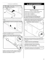 Предварительный просмотр 47 страницы Jenn-Air JDB8700AWS1 Installation Instructions Manual