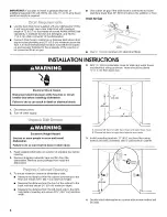 Preview for 6 page of Jenn-Air JDD4000AWS3 Installation Instructions Manual