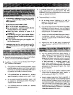 Preview for 3 page of Jenn-Air JDE2000 Use And Care Manual