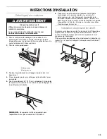 Предварительный просмотр 33 страницы Jenn-Air JDRP430WP Installation Instructions Manual