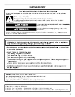 Preview for 3 page of Jenn-Air JDS98610 Use & Care Manual