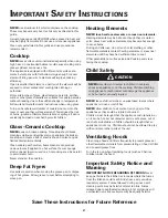 Preview for 3 page of Jenn-Air JEC0536 Use & Care Manual