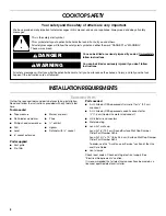 Preview for 2 page of Jenn-Air JED3430WS Instructions Manual