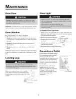 Preview for 8 page of Jenn-Air JER8885RCB1 Use & Care Manual