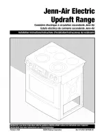 Preview for 1 page of Jenn-Air JES8750BAF16 Installation Instructions Manual