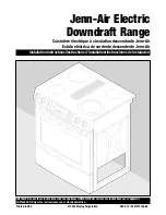 Preview for 1 page of Jenn-Air JES9900BAS Installation Instructions Manual