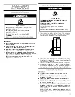 Предварительный просмотр 17 страницы Jenn-Air JF36NXFXDE Installation Manual