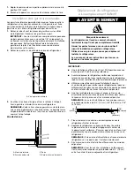 Предварительный просмотр 47 страницы Jenn-Air JF36NXFXDE Installation Manual