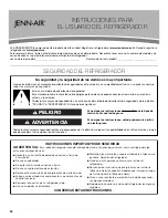 Предварительный просмотр 20 страницы Jenn-Air JFC2089BEM User Instructions