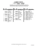 Предварительный просмотр 2 страницы Jenn-Air JFC2089HEP13 Parts List