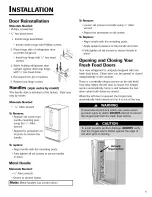 Предварительный просмотр 7 страницы Jenn-Air JFC2089HPF Use & Care Manual