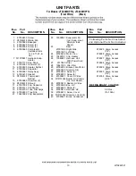 Preview for 10 page of Jenn-Air JFC2089HPF12 Parts List