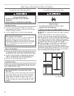 Предварительный просмотр 10 страницы Jenn-Air JFFCC72EFS00 Use And Care Manual