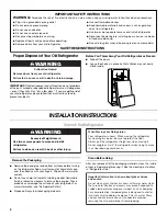 Предварительный просмотр 2 страницы Jenn-Air JFI2089AEP User Instructions