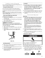 Предварительный просмотр 11 страницы Jenn-Air JFI2089AEP User Instructions