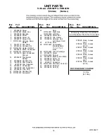 Предварительный просмотр 18 страницы Jenn-Air JFI2589AEP10 Parts List