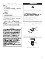 Preview for 3 page of Jenn-Air JGC7530B SERIES Instructions Manual