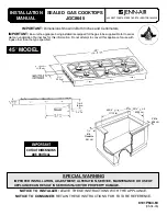 Jenn-Air JGC8645 Installation Manual preview