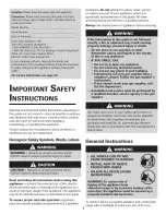 Preview for 2 page of Jenn-Air JGS8750BDS - Jenn-AirR Gas Slide-In Range Use And Care Manual