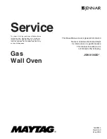 Preview for 1 page of Jenn-Air JGW8130DD series Service Manual