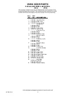 Preview for 5 page of Jenn-Air JGW8130DDB12 Parts List