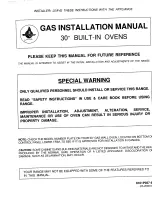 Предварительный просмотр 1 страницы Jenn-Air JGW9130ADW Installation Manual