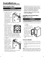 Предварительный просмотр 8 страницы Jenn-Air JIM1550ACX Owner'Smanual