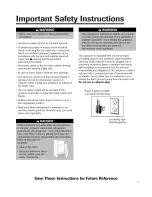 Предварительный просмотр 3 страницы Jenn-Air JIM1550ARW Owner'S Manual