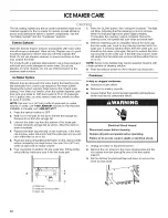 Preview for 12 page of Jenn-Air JIM158BCX3 Use & Care Manual