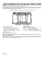 Preview for 3 page of Jenn-Air JJW2327W Product Dimensions