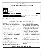 Preview for 3 page of Jenn-Air JJW2424HL Use & Care Manual