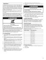 Preview for 9 page of Jenn-Air JJW2427WW00 Use & Care Manual