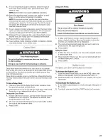 Preview for 21 page of Jenn-Air JJW2427WW00 Use & Care Manual