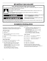 Preview for 16 page of Jenn-Air JJW3430D Installation Instructions Manual