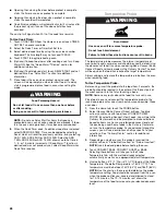 Preview for 28 page of Jenn-Air JJW3830 Use & Care Manual