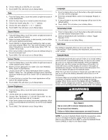 Preview for 8 page of Jenn-Air JJW3830WB00 Use & Care Manual