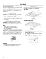 Preview for 10 page of Jenn-Air JJW3830WB00 Use & Care Manual