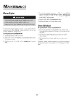 Preview for 28 page of Jenn-Air JJW8527DDB27 Use & Care Manual