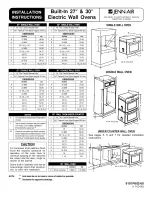 Jenn-Air JJW9630DDW Installation Instructions Manual preview