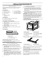 Предварительный просмотр 2 страницы Jenn-Air JMC2430D Installation Instructions Manual