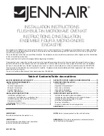 Jenn-Air JMC3415ES Installation Instructions Manual preview