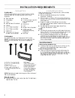 Предварительный просмотр 2 страницы Jenn-Air JMV8208DB Installation Instructions Manual