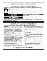 Preview for 3 page of Jenn-Air JMW3430IL02 Use & Care Manual