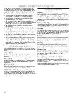 Preview for 10 page of Jenn-Air JMW3430IL02 Use & Care Manual